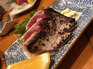 カツオの塩タタキ 僕は食べておりません